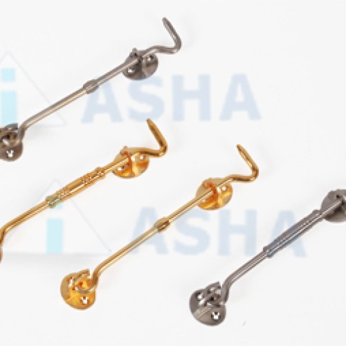 Brass gate hooks